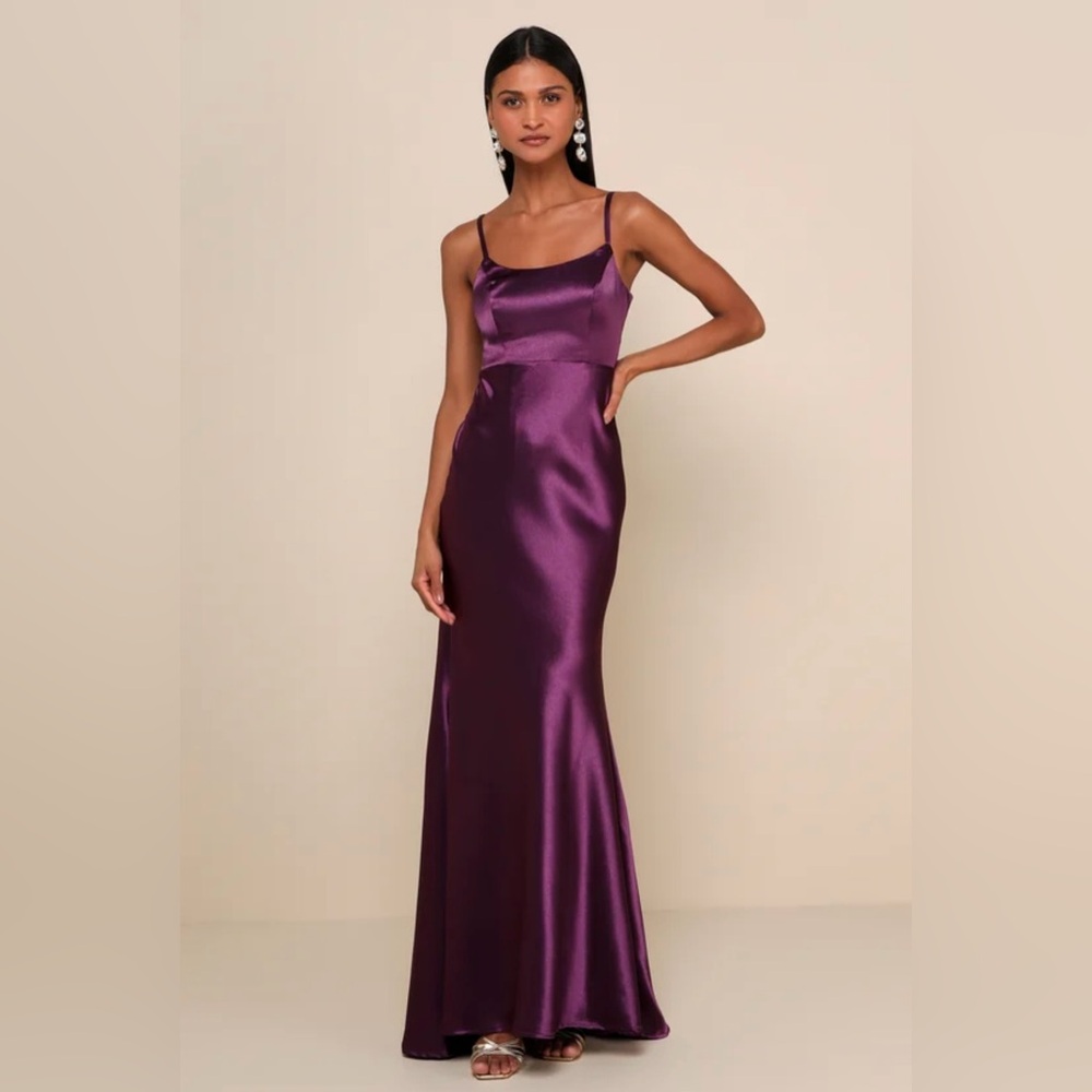 Satin Mermaid Maxi Dress